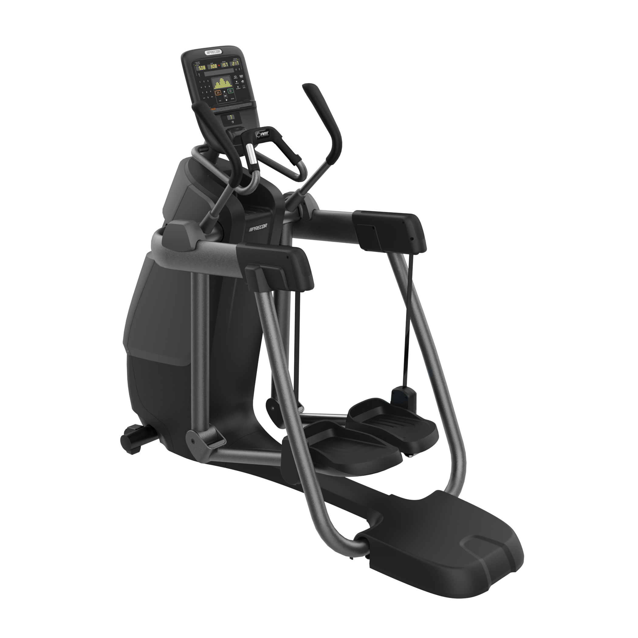 4-in-1 machine mimics the movement of treadmills, ellipticals, bikes and climbers