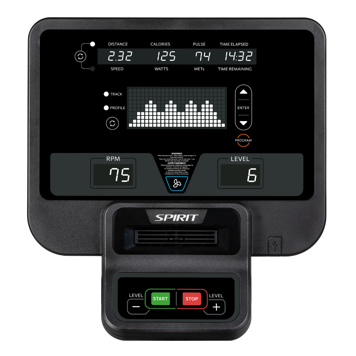 Spirit Ce800 Elliptical – elliptical – premium low-impact trainer