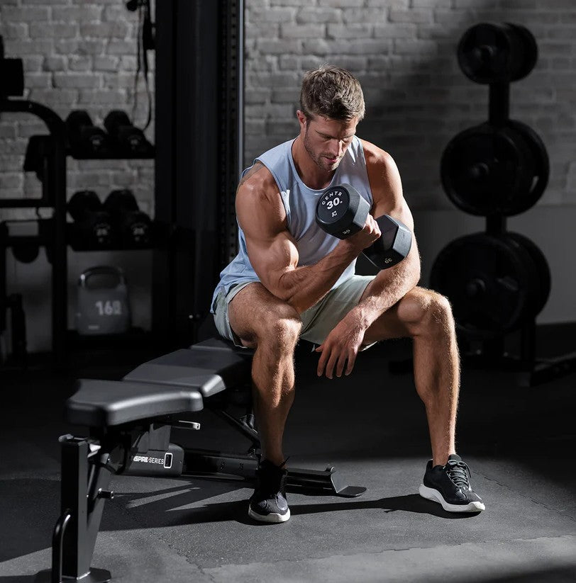 Inspire Series Fid7 Pro Adjustable Bench – strength training equipment – durable and commercial quality