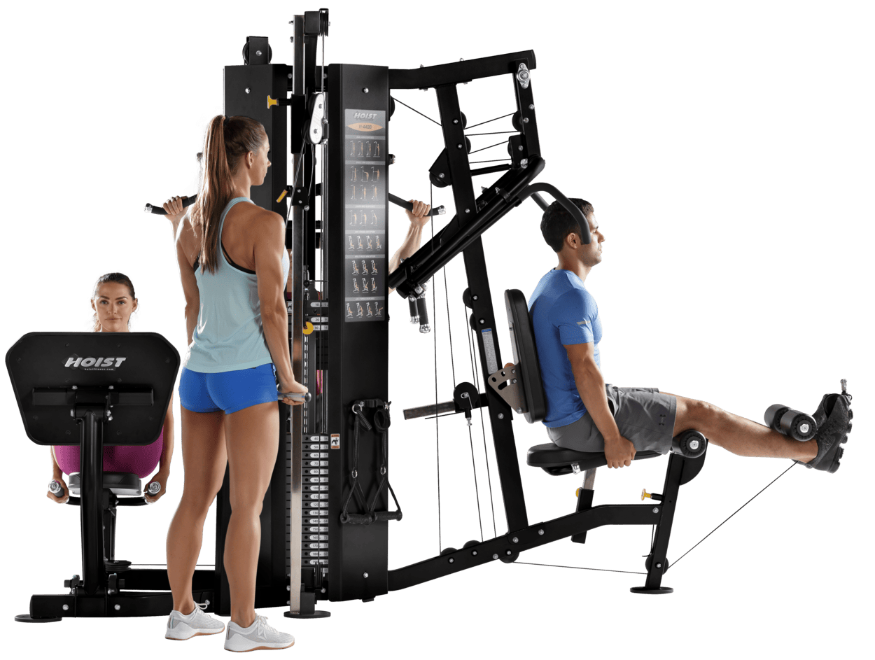 H 4400 4 Stack Multi Gym – functional trainer – versatile strength training system