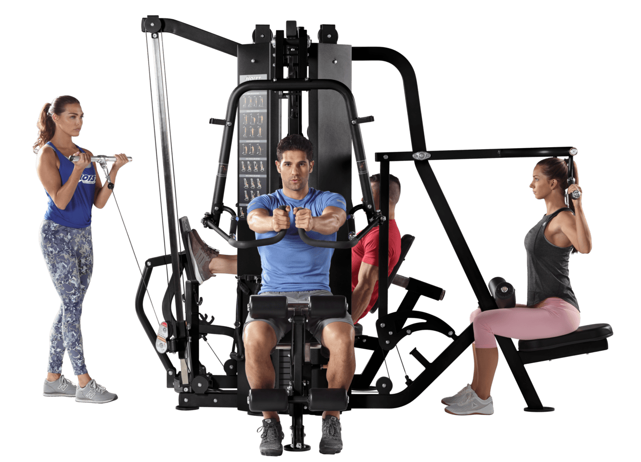 H 4400 4 Stack Multi Gym – functional trainer – versatile strength training system
