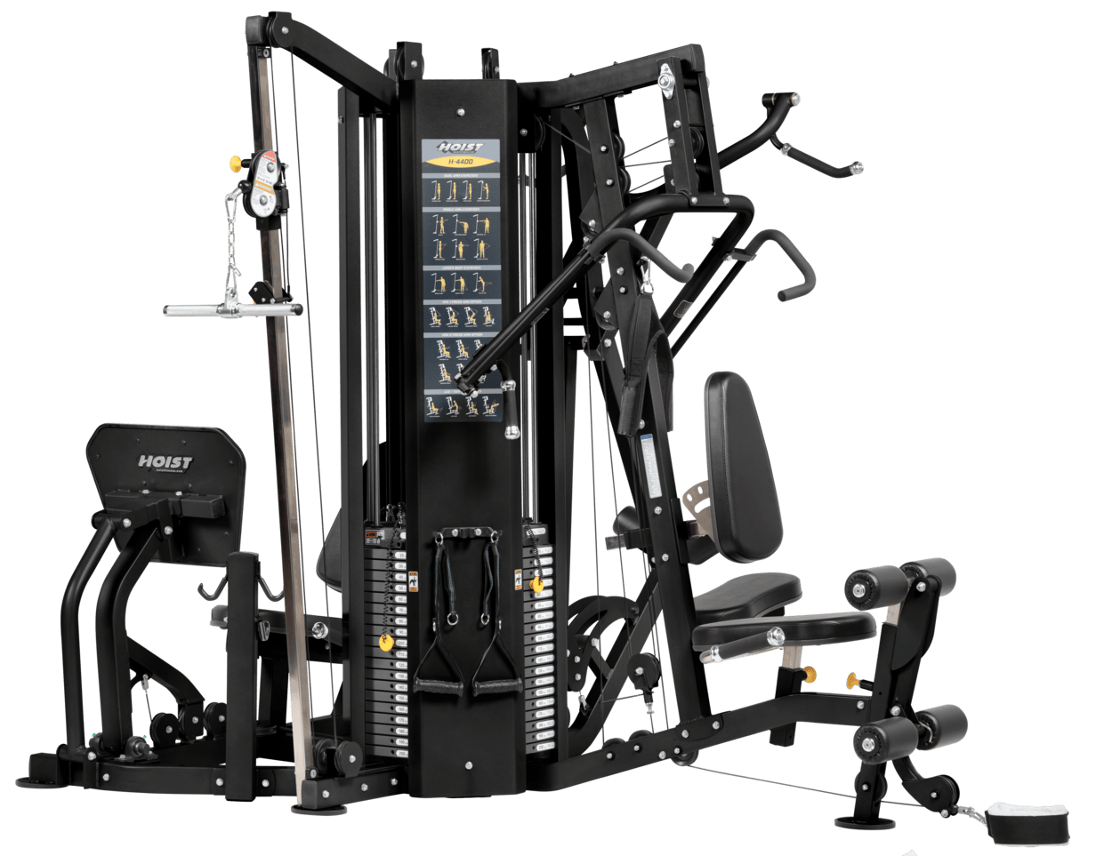 H 4400 4 Stack Multi Gym – functional trainer – versatile strength training system