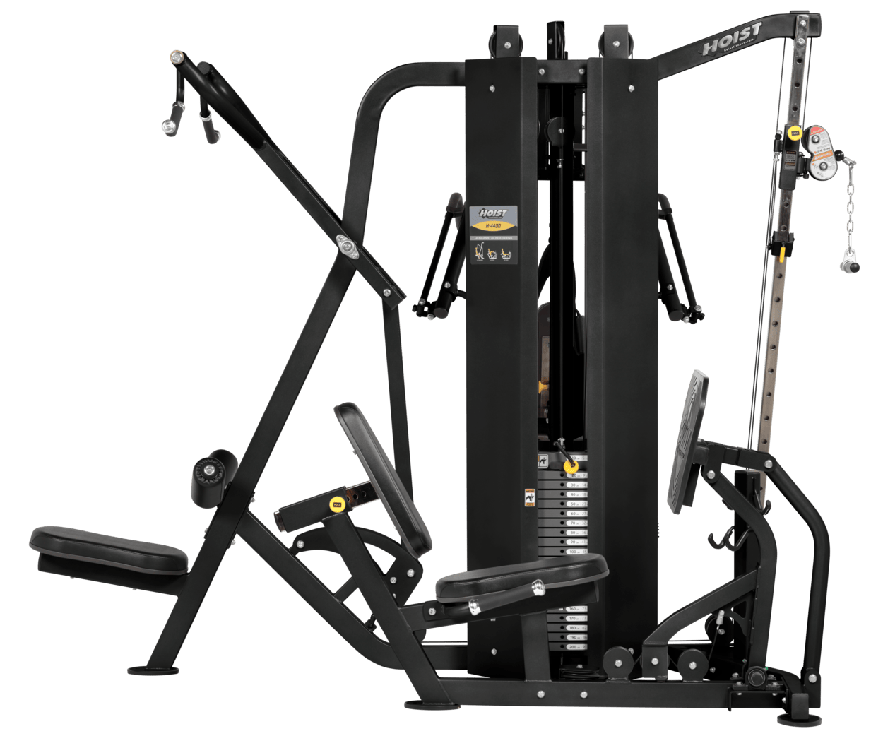 H 4400 4 Stack Multi Gym – functional trainer – versatile strength training system