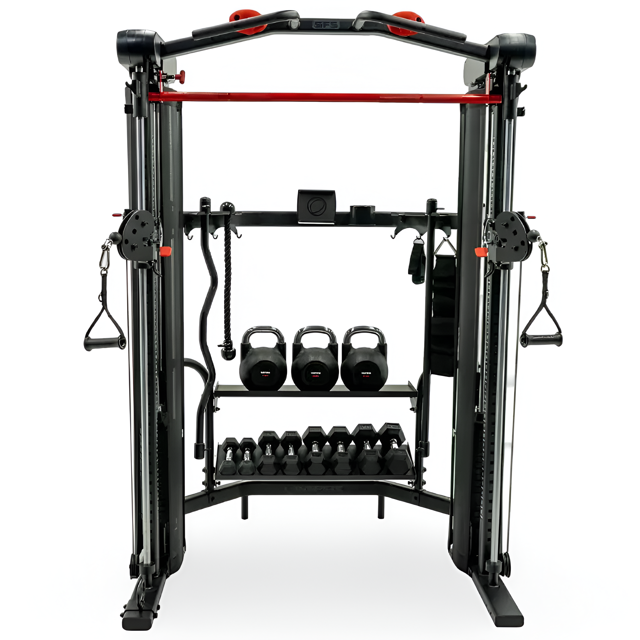 Sf5 Smith Functional Trainer With Storage Rack – strength training equipment – durable and commercial quality