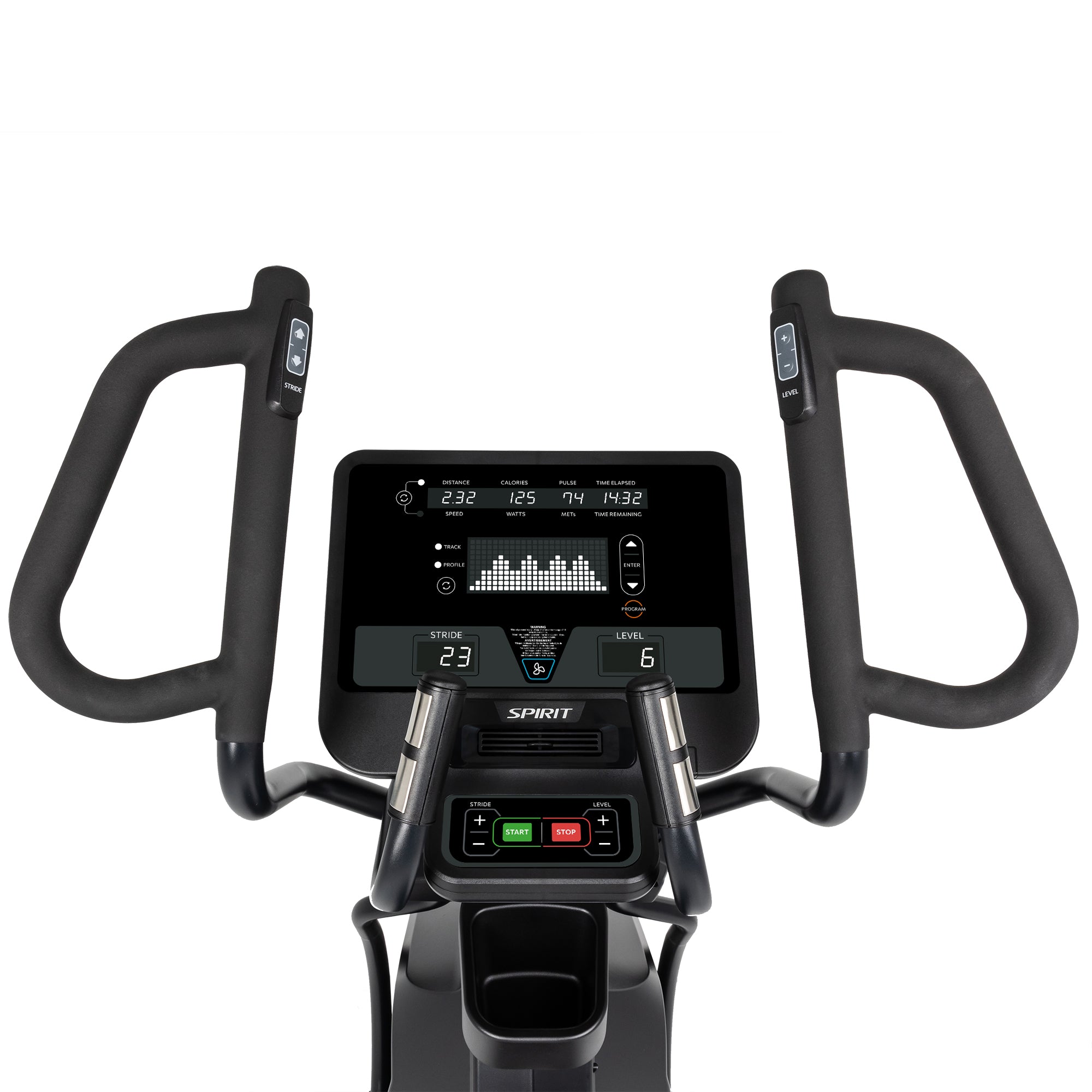 Spirit Ce850 Elliptical – elliptical – premium low-impact trainer