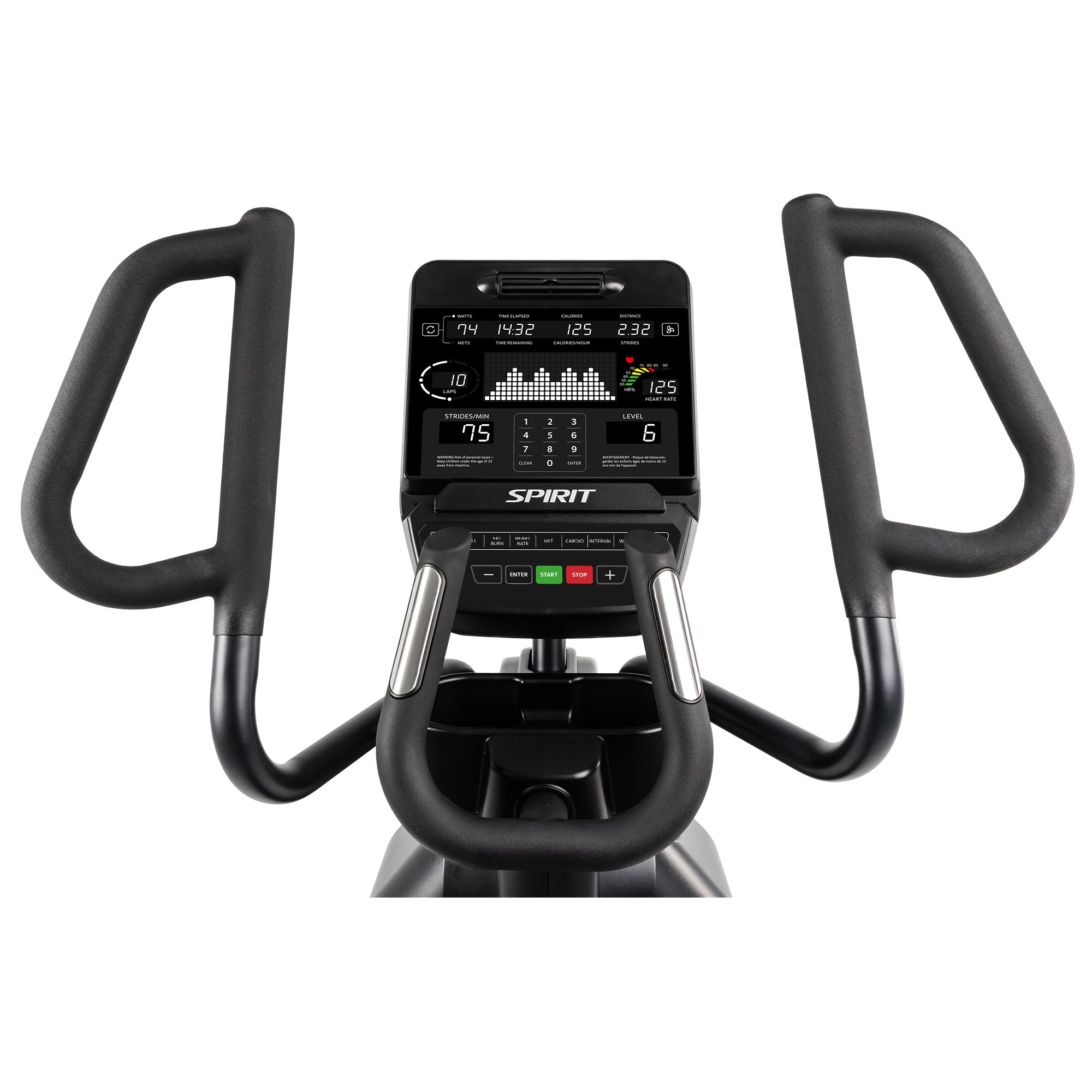 Spirit Ce900 Elliptical – elliptical – premium low-impact trainer