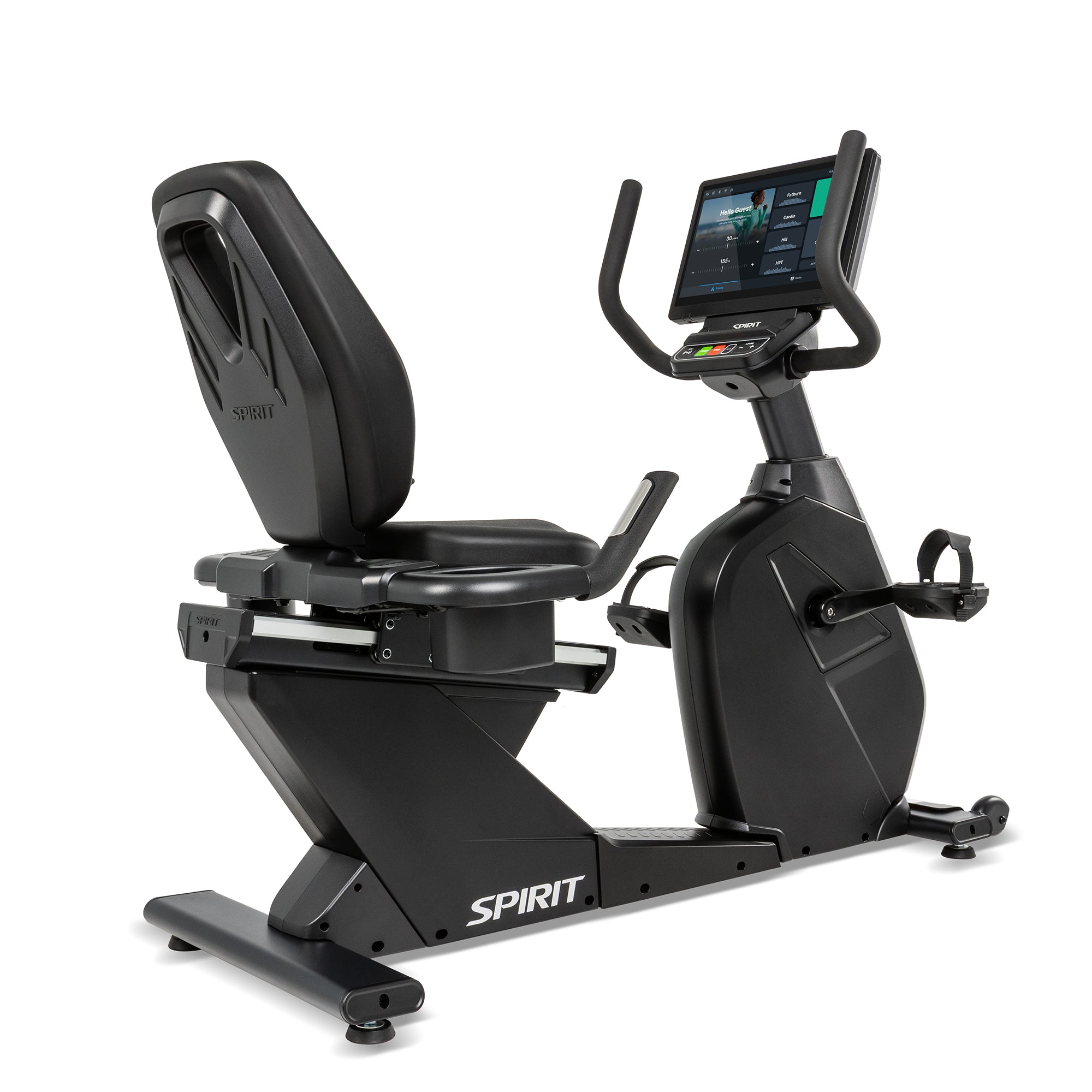 Spirit Cr1000Ent Recumbentbike – exercise bike – high-quality indoor cycling equipment