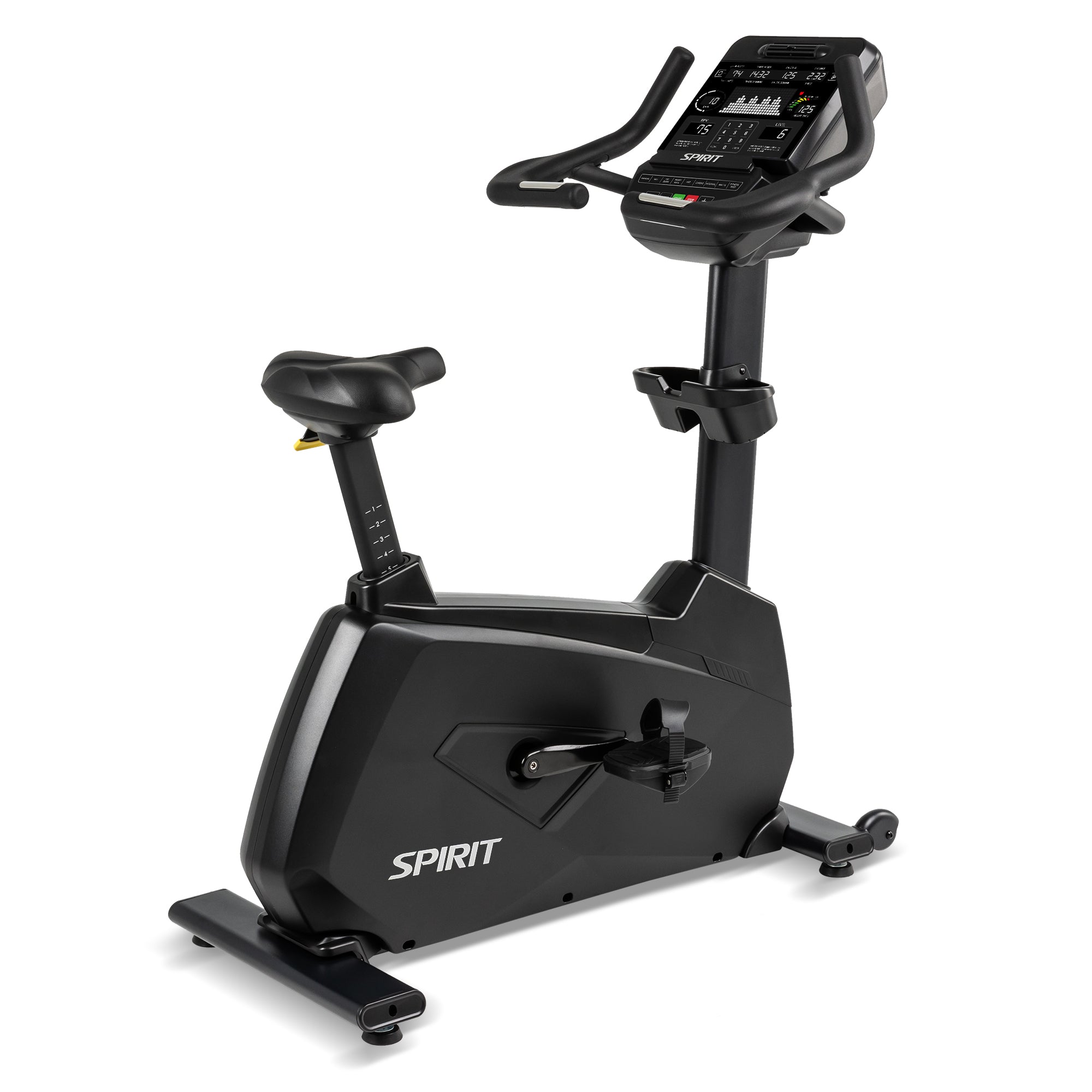 Spirit Cu900 Uprightbike – exercise bike – high-quality indoor cycling equipment