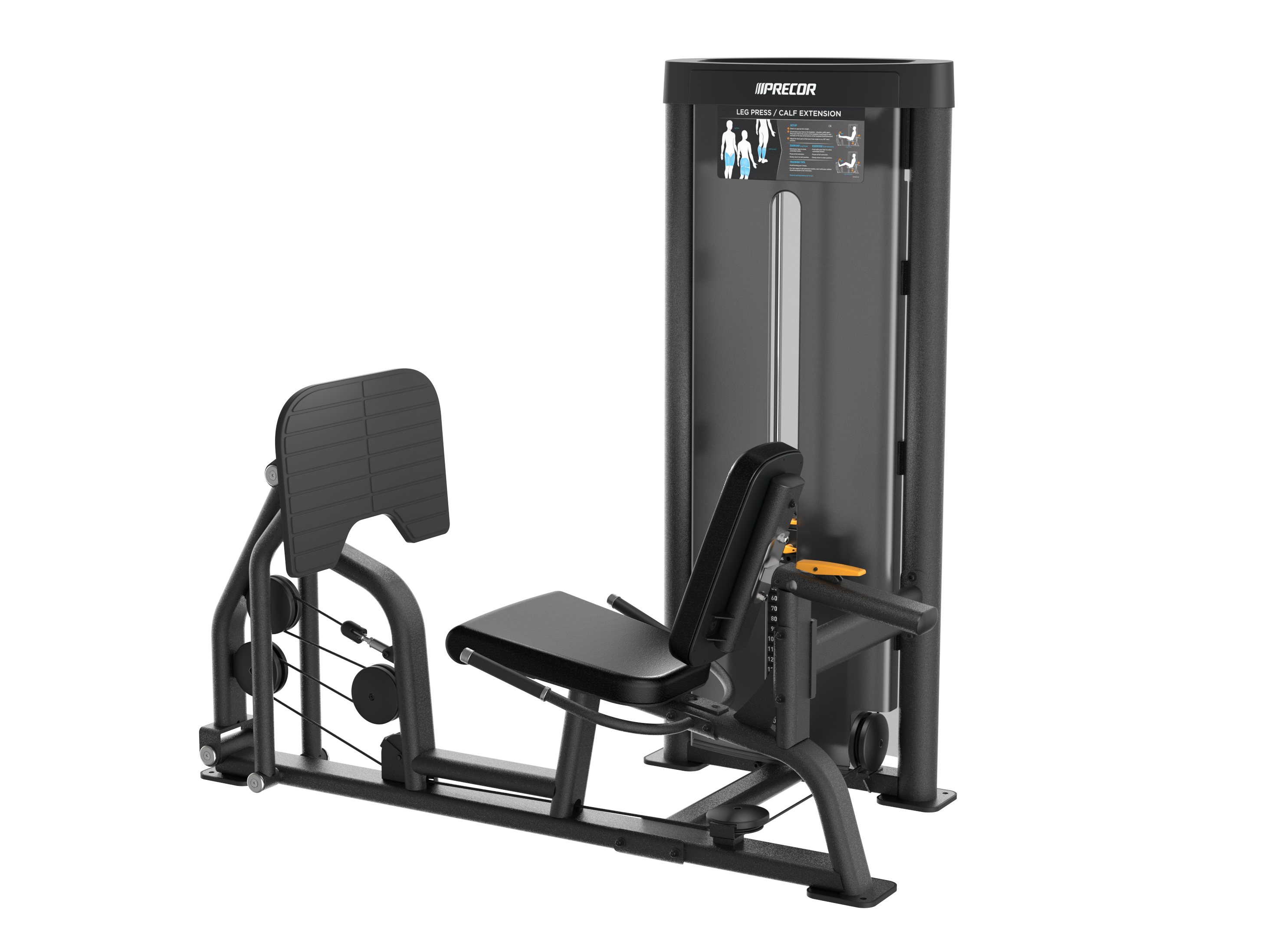 Precor Vitality Vsl010Bp Leg Press Calf Extension – strength training equipment – durable and commercial quality