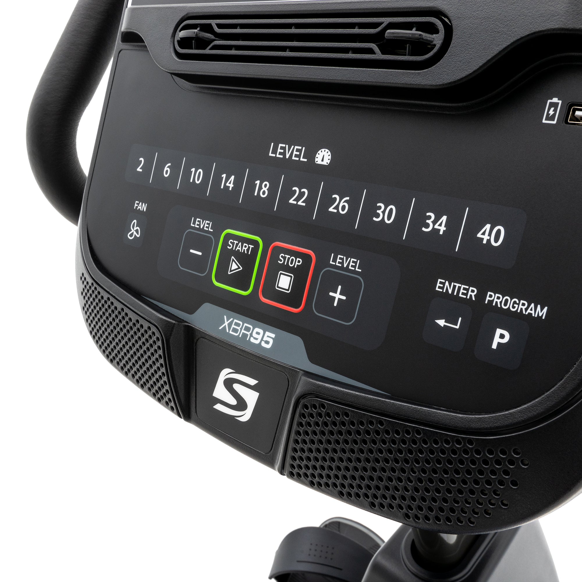 Spirit Xbr95 Recumbentbike – exercise bike – high-quality indoor cycling equipment