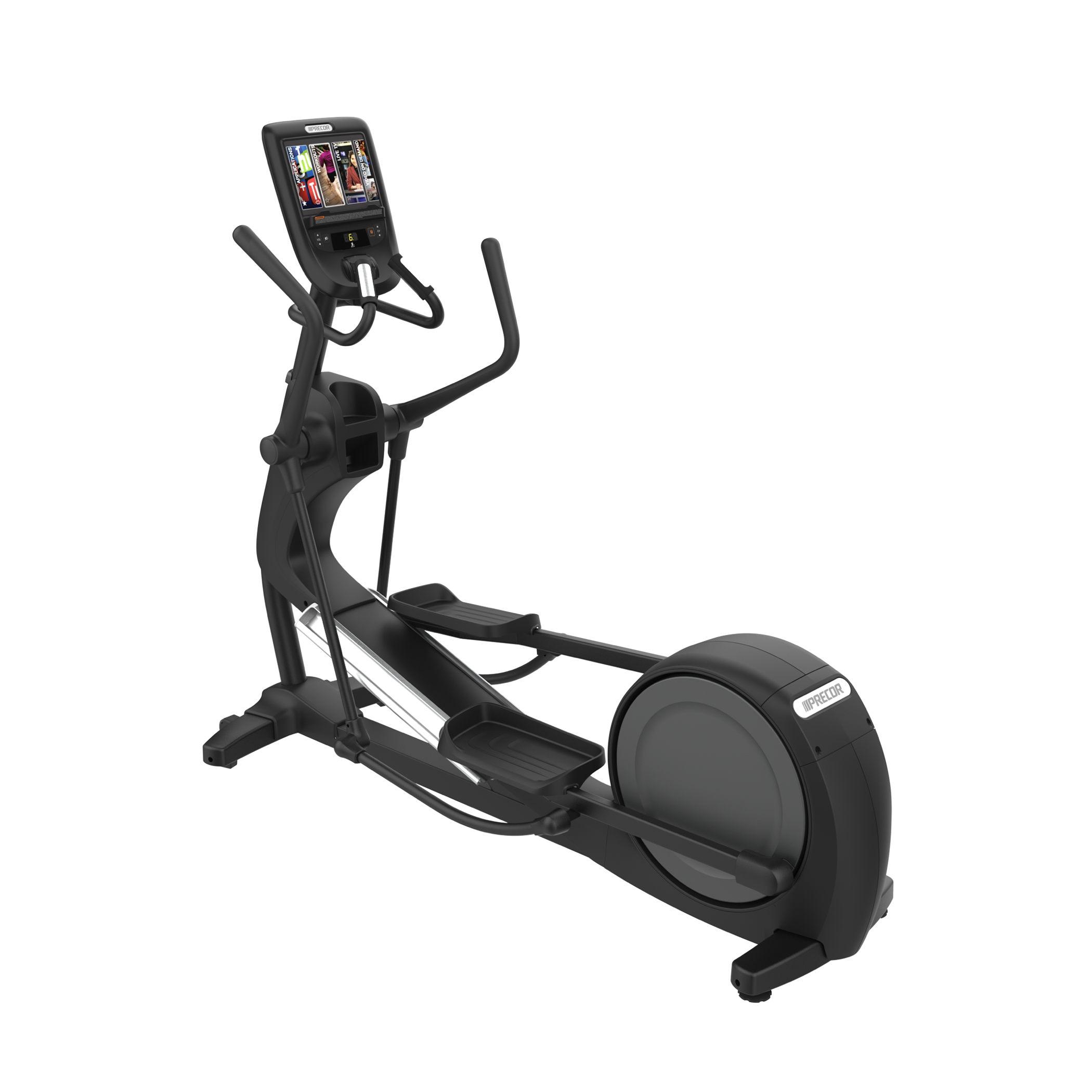 Precor EFX 761 elliptical with P62 console in black pearl