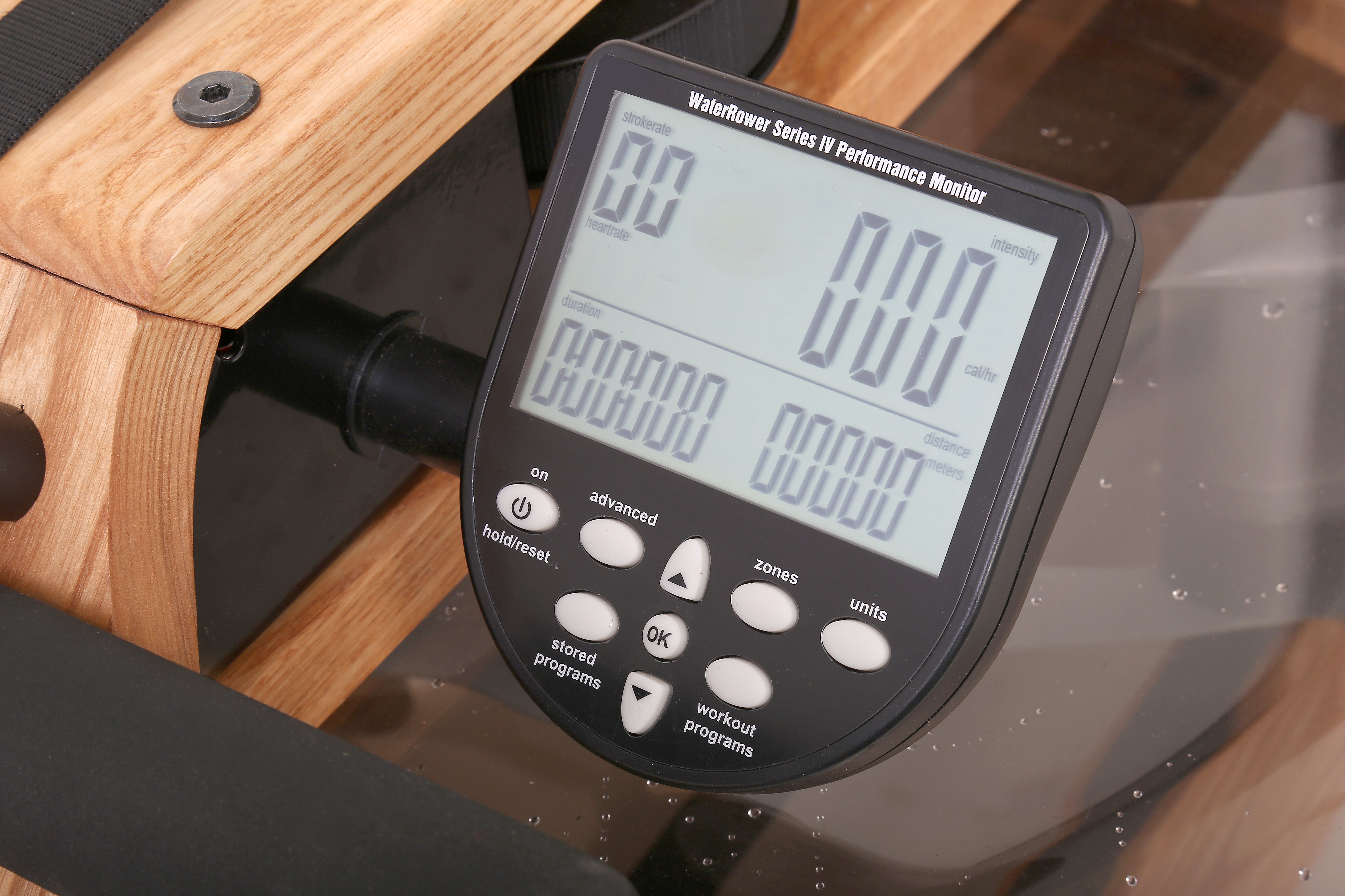 Waterrower Oak Rowing Machine – rowing machine – smooth full-body cardio trainer