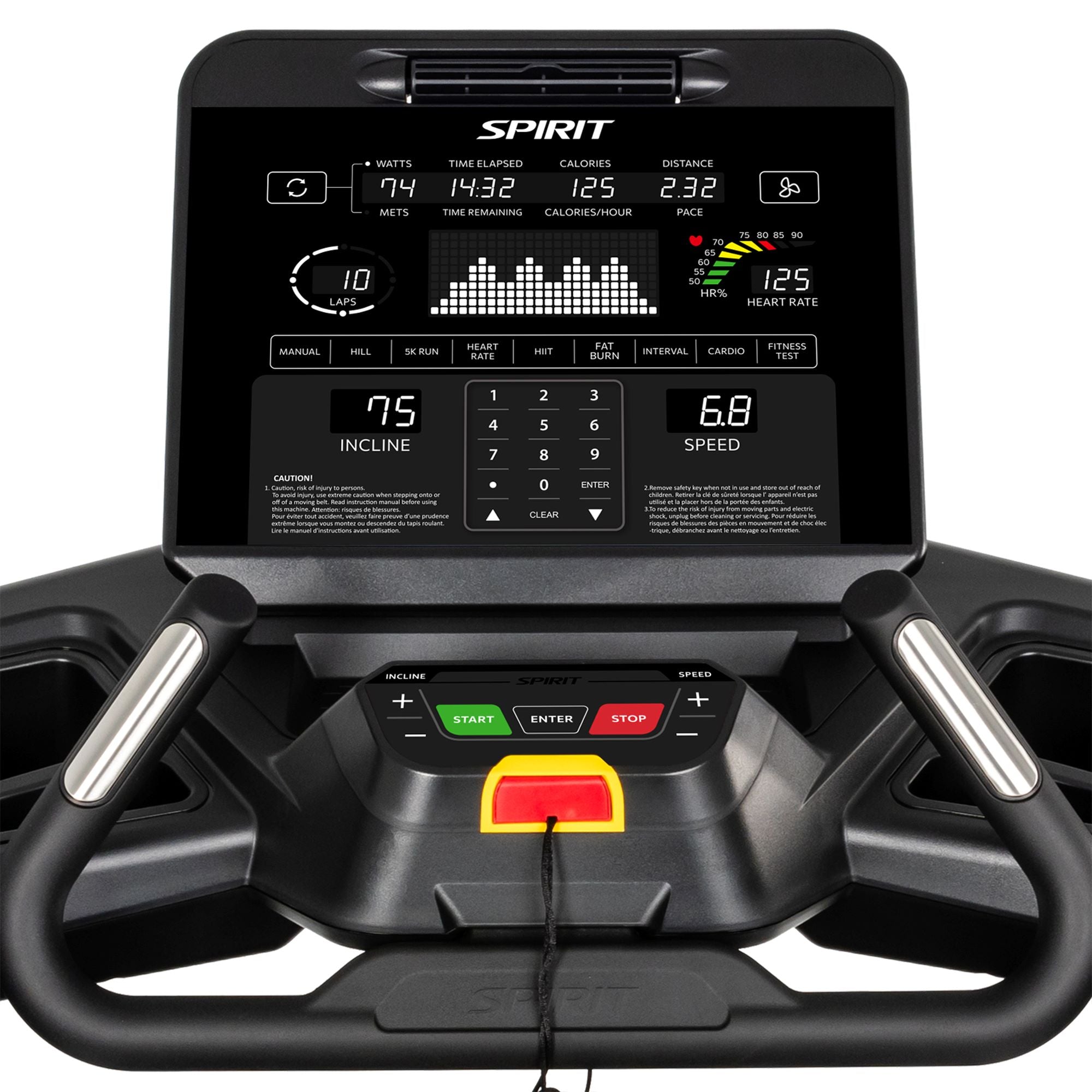 Spirit Ct900 Treadmill – treadmill – commercial-grade cardio machine