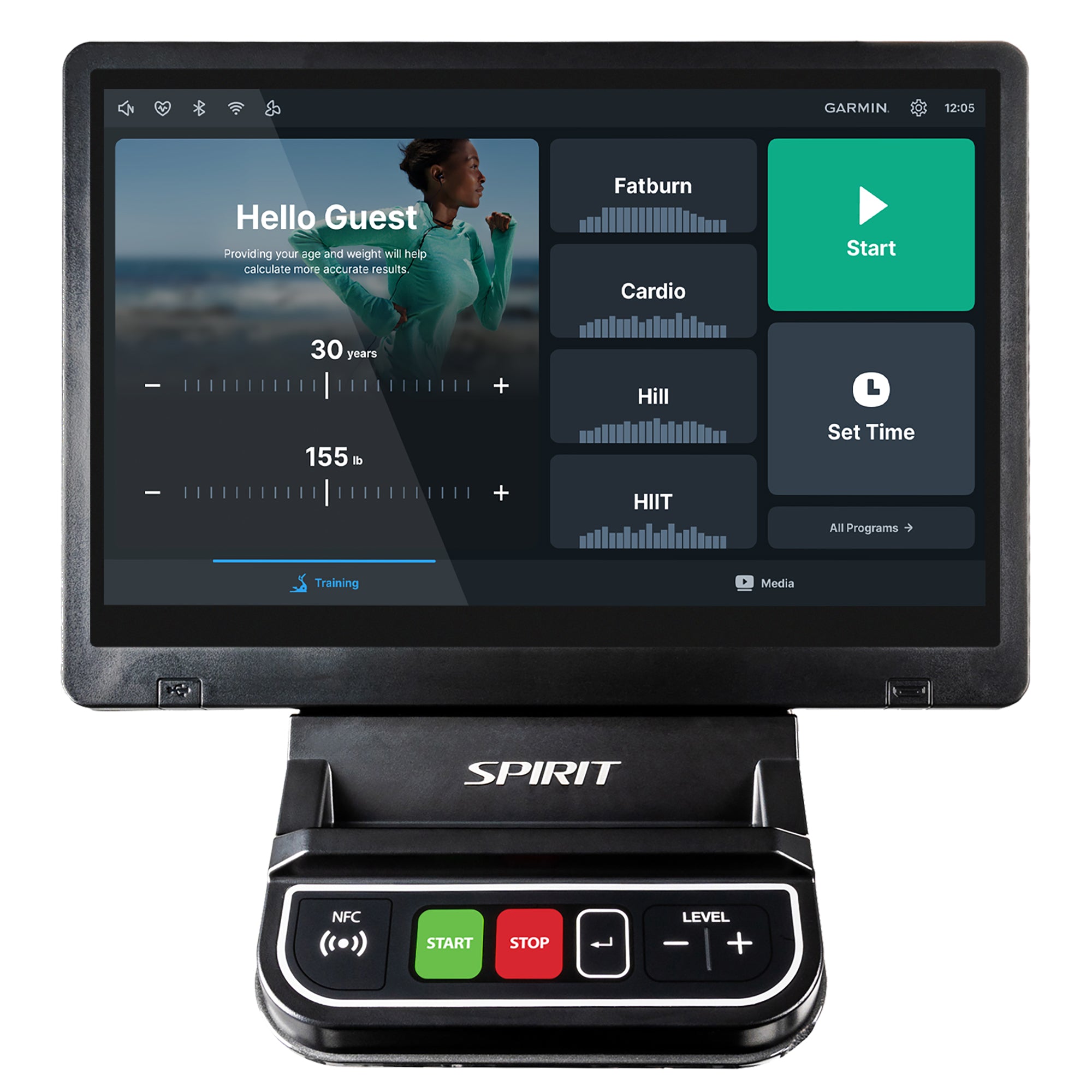 Spirit Ce1000Ent Elliptical – elliptical – premium low-impact trainer