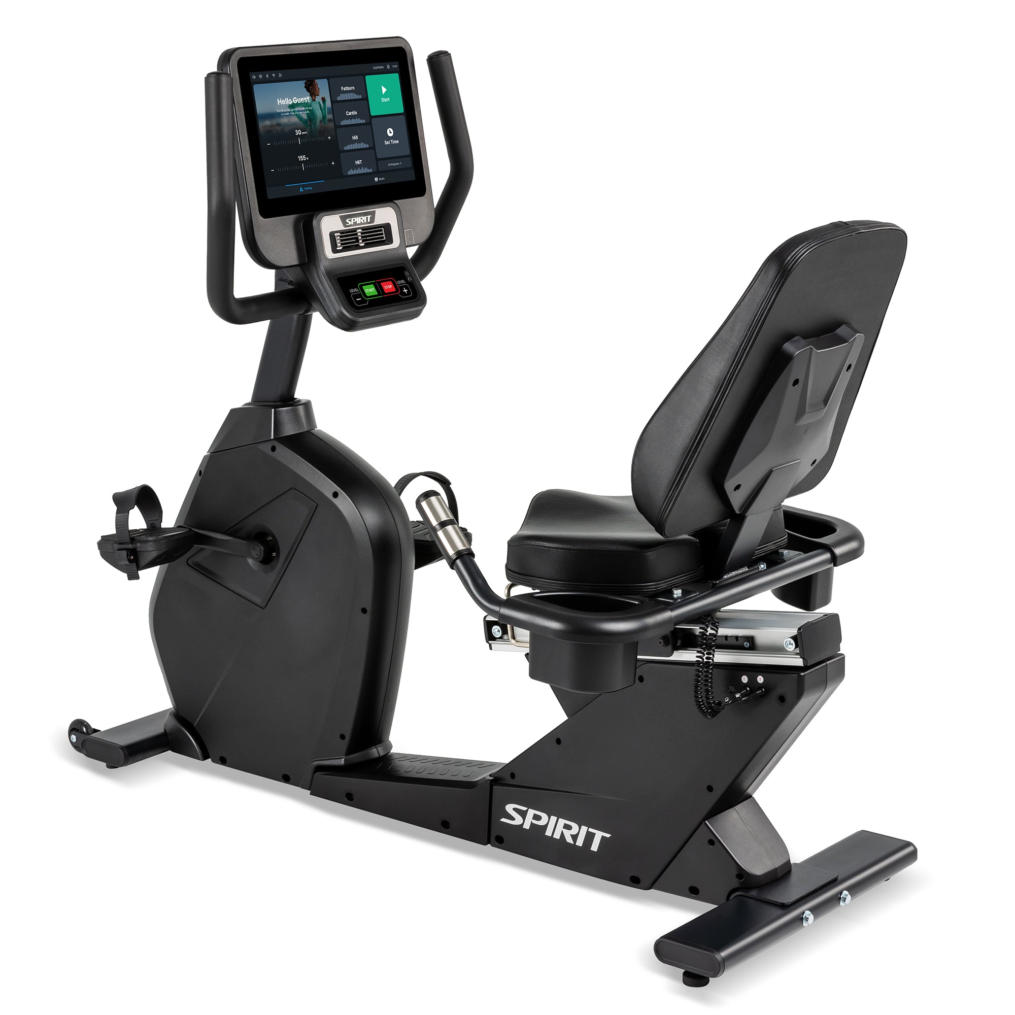 Spirit Cr800Ent Recumbentbike – exercise bike – high-quality indoor cycling equipment
