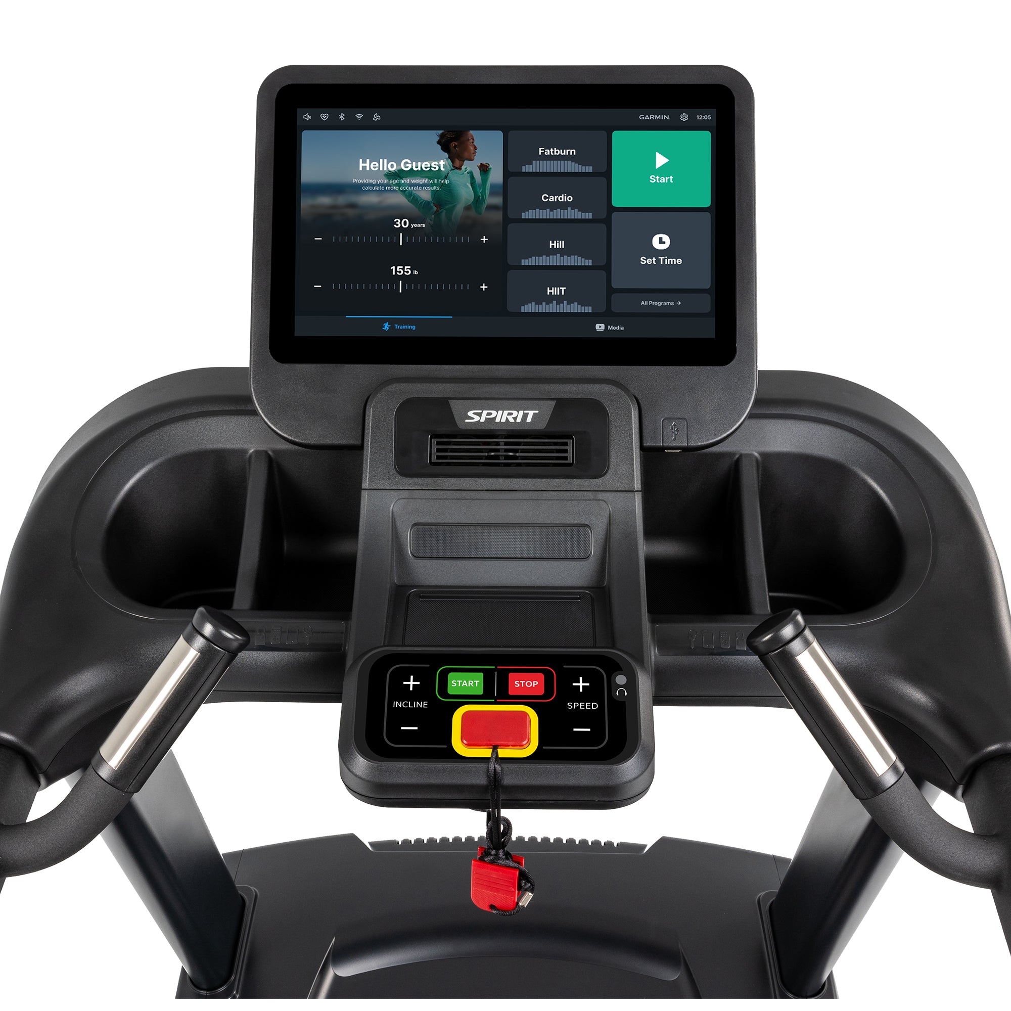 Spirit Ct850Ent Treadmill – treadmill – commercial-grade cardio machine