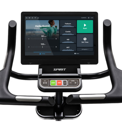 Spirit Cu1000Ent Uprightbike – exercise bike – high-quality indoor cycling equipment