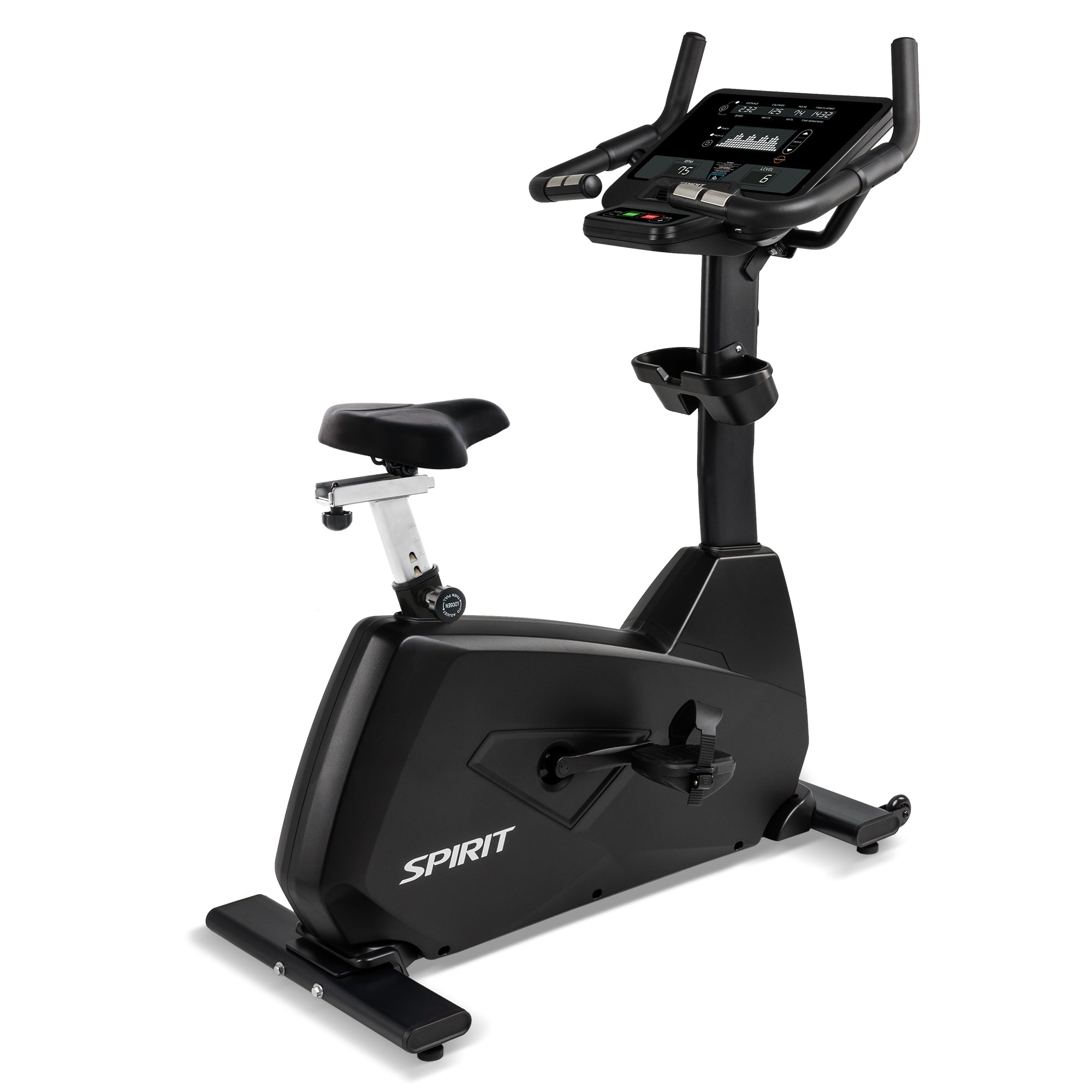 Spirit Cu800 Uprightbike – exercise bike – high-quality indoor cycling equipment