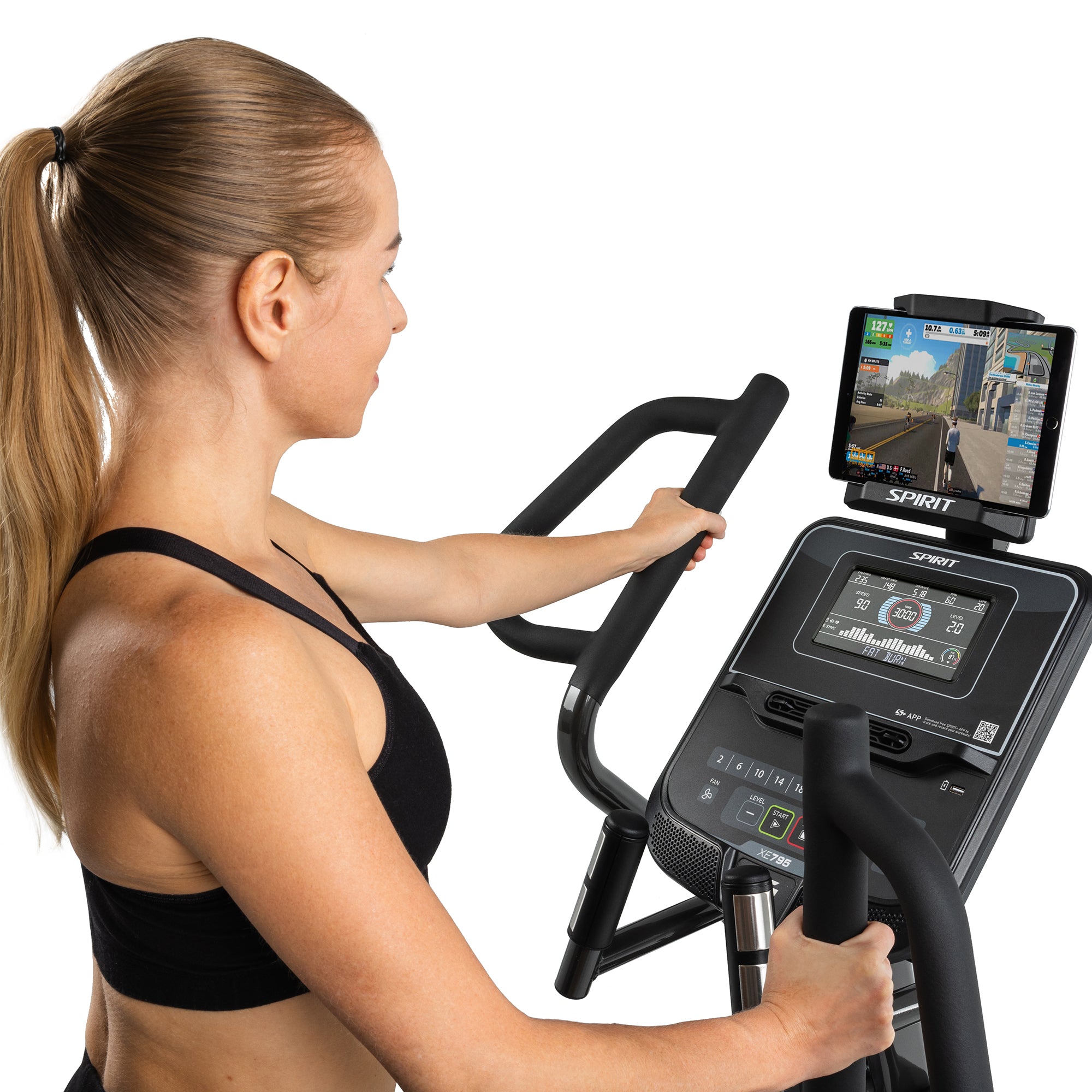 Spirit Xe795 – elliptical – premium low-impact trainer
